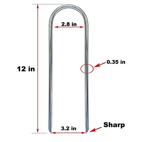 Eurmax Galvanized NonRust Camping Family Tent Pop Up Canopy Stakes