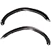 Fender Flares Compatible With 2002-2008 Dodge Ram 1500 2003-2009 Ram 2500 3500, Factory Style Matte Black Finish PP Wheel Cover Protector Vent Trim by IKON MOTORSPORTS, 2003 2004 2005 2006 2007