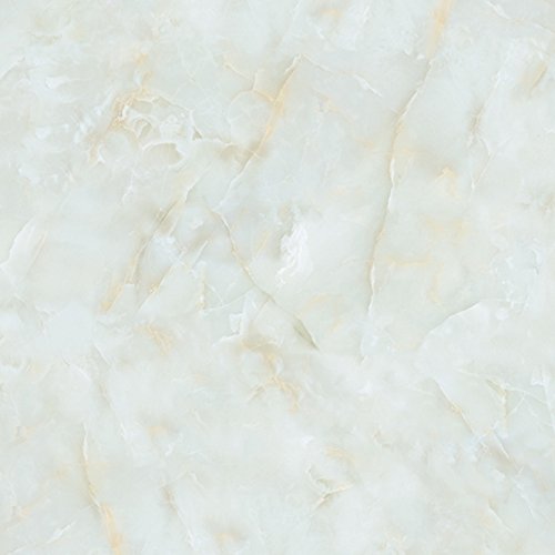 Foerteng Granite Look Marble Gloss Film Vinyl Self Adhesive Counter Top Peel and Stick Wall Decal (Crystal green)