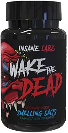 Insane Labz Wake The Dead Smelling Salts Pre Workout Massive Energy Boosting Powder Ammonia Inhalant Extreme Focus For Power Lifting Athletes 100 Uses Just Add Water Health Personal Care Amazon Com
