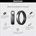 Knot Theory Bevel Black Ring for Men 6mm Size 11