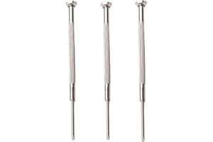 WAIGN Silver 3Pcs Woodwind Repair Tool Set, Precision Screwdriver and Spring Hook for Saxophone, Clarinet, Flute – Stainless Steel Non-Slip Electric Screwdriver for Instrument Maintenance, Trumpets