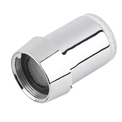 Plumbing facilities,Magic 3color RGB Glow LED Light Water Faucet Temperature Sensor Controlled Tap with Faucet Diverter Valve Adapter Color Changing
