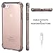 for iPhone 7 Case, for iPhone 8 Case, Matone Crystal Clear Shock Absorption Technology Bumper Soft TPU Cover Case for iPhone 7 (2016)/iPhone 8 (2017) - Light Grey