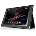 MoKo Slim Folding Cover Case for Sony Xperia Tablet Z 10.1 inch, Black (with Smart Auto Sleep/Wake Feature, Will NOT Fit Xperia Z2 Tablet)
