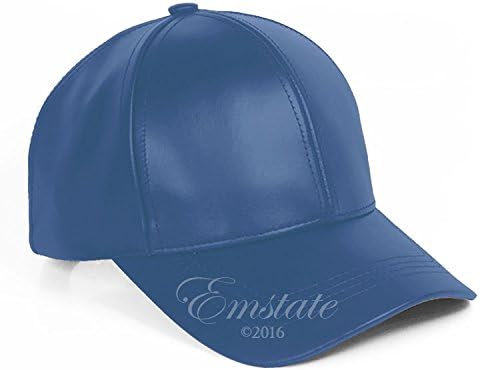 EmstateEmstate Genuine Cowhide Leather Adjustable Baseball Cap Made in USA
