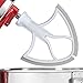 Kitchenaid Flex Edge Beater for Tilt-Head Stand Mixers, Original kitchenaid mixer blades with scraper 4.5 and 5 Quart, Made in USA (Grey)