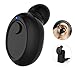 Bluetooth Headphones,Mini Ultralight V4.1 Wireless Mini Invisible Car Headset [Magnetic Charging] Single In Ear Earpiece Smallest Wireless Bluetooth Earbud Earphone with HD Mic. (Black)