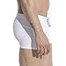 Funycell Mens Swim Trunks Swimwear Short Compression Swimsuits ,White,US L-Asia Tag XXL,Waist:33