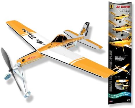 White Wings Tractor Rubber Band Powered Plane