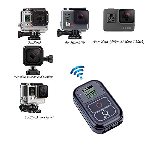 Suptig Waterproof wireless Remote Control for Gopro Hero 8 black Hero 7