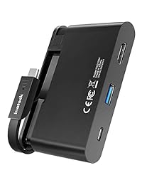 Inateck USB C Hub, adaptador multipuerto tipo C con cable oculto, puerto de entrega de energía de 100 W, 4 K HDMI y puerto USB 3.0   SC01004