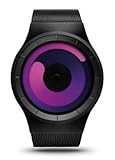 ZIIIRO Z0002WB3 Unisex Mercury Black Purple Watch