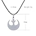 LUREME Fashion Jewelry Unisex Metal Pendant Necklace, 20