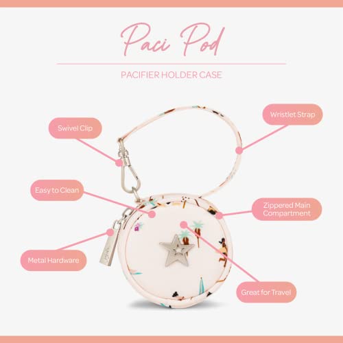 JuJuBe Paci Pod Pacifier Holder, Clip Binky to Diaper Bag or Stroller