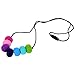MyBoo Autism/Sensory/Teething Chewable Chunky Multi-Colored Beaded Necklace - Pastels