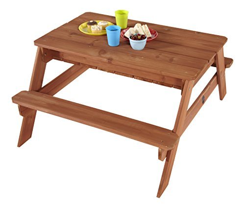 Plum Outdoor Play Wooden Sand and Picnic Table by Plum