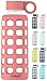 purifyou Premium 32/22 / 12 oz Glass Water Bottles w/Time and Volume Markings Plus Ultra-Soft Silicone Sleeve & Stainless Steel Lid Insert (Terra Cotta, 32 oz)