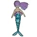 Snuggle Stuffs Blue/Purple Pearl Mermaid Plush Doll, 17