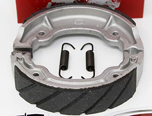 WATER GROOVED REAR BRAKE SHOES & SPRINGS for 2002-2008 Yamaha YFM 80 Raptor ATVs