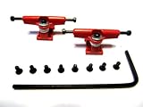 Red Allen Key Fingerboard Trucks - Wooden Fingerboards-Tech Deck-Fingerboarding by Star Fingerboarding