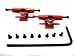 Red Allen Key Fingerboard Trucks - Wooden Fingerboards-Tech Deck-Fingerboarding by Star Fingerboarding