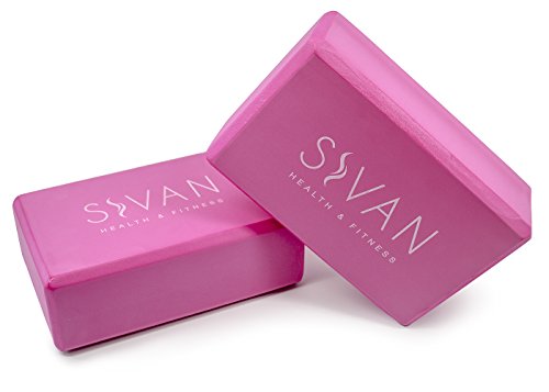 Sivan 6-Piece Yoga Set- Includes 1/2" Ultra Thick NBR Exercise Mat, 2 Yoga Blocks, 1 Yoga Mat Towel, 1 Yoga Hand Towel and a Yoga Strap (Pink) - Thumbnail 5