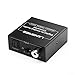 LANGREE DAC Digital Optical Coaxial to Analog Stereo Audio Converter, Digital to Analog Adapter Support 192KHz/24bit with Optical Cable and USB Cable for Xbox PS4 Home Cinema Systems AV Amps Apple TV