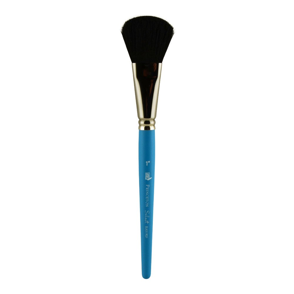 Princeton BM-100 Select Hair Brush 1-inch, Mop Natural Black, Width