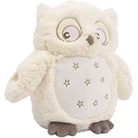 Linzy Plush 96757  10" Soft Dreams Owl with Lullaby and Night Light, 10 inches, Cream