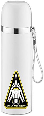 ASCHO2 Vacuum Insulated Stainless Steel Robotech Vacuum Mug With Cup Cap And Pourable Stopper For Indoor And Outdoor Activities, 25-Ounce
