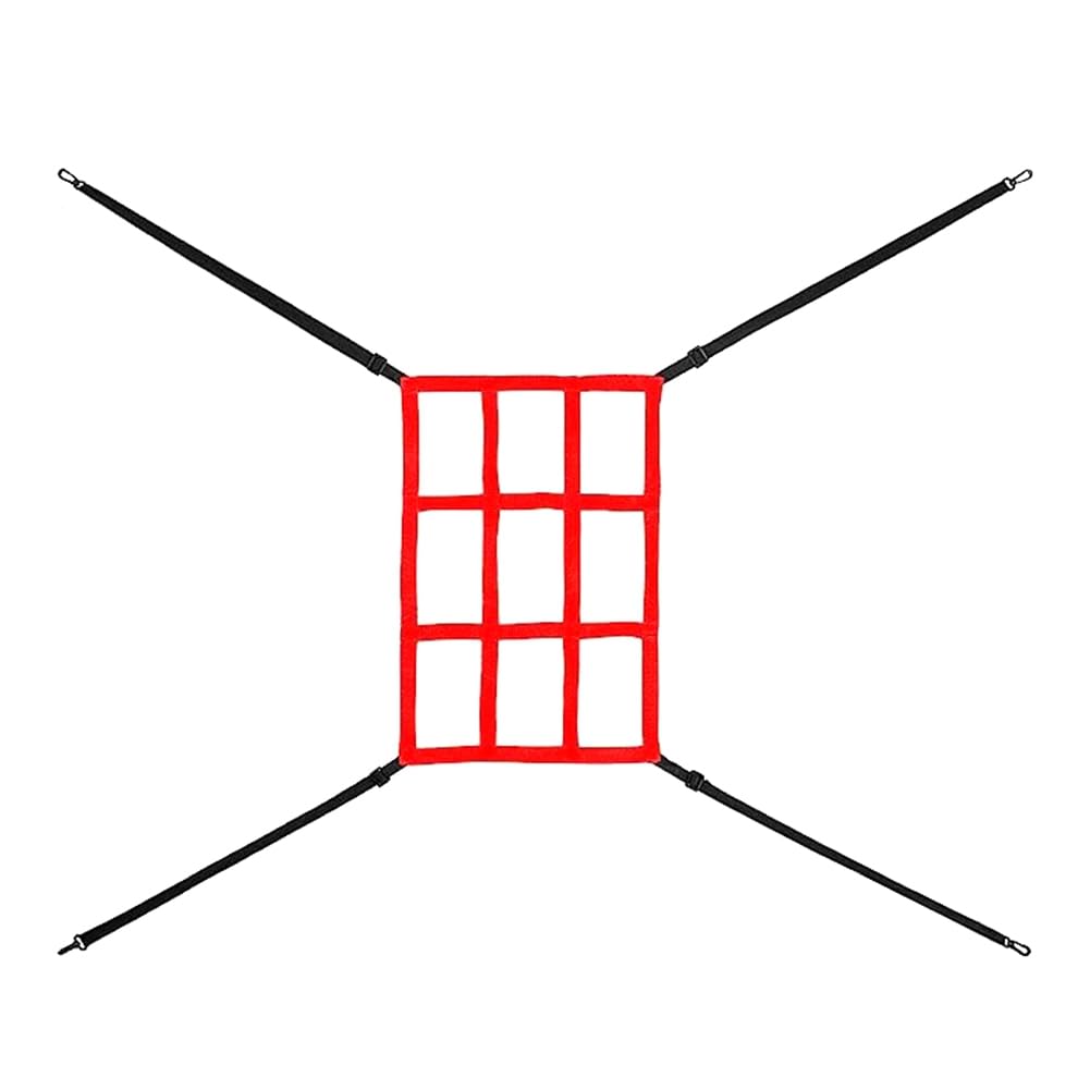 Tyuooker Strike Zone Target For Baseball Net Softball Adjustable Pitching Target Fit For 7X7 Net Sold Only Central Target Strike Zone