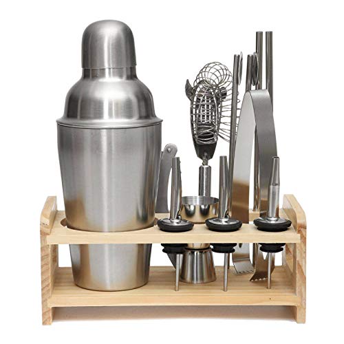 BESTSOON Cocktail Maker Set 12 Stück 750ML Cocktail Shaker Maker Mixer Spirit Bar Drink Barkeeper Barkeeper Mixer Tool