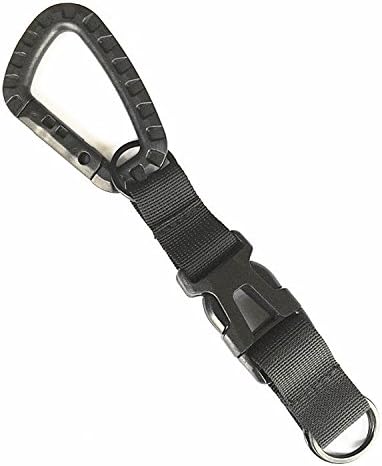 Toasis Tactical Key Ring Holder Gear Keychain Clip Nylon Webbing Quick Release Buckle Molle Bag Attachments
