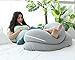 Pharmedoc Pregnancy Pillows, C-Shape Full Body Pillow – Jersey with Bag– Pregnancy Pillows for Sleeping – Body Pillows for Adults, Maternity Pillow and Pregnancy Must Haves