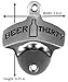 Beer Thirty Wall Mounted Bottle Opener with Free Stainless Steel Mounting Screws by Barware Gear