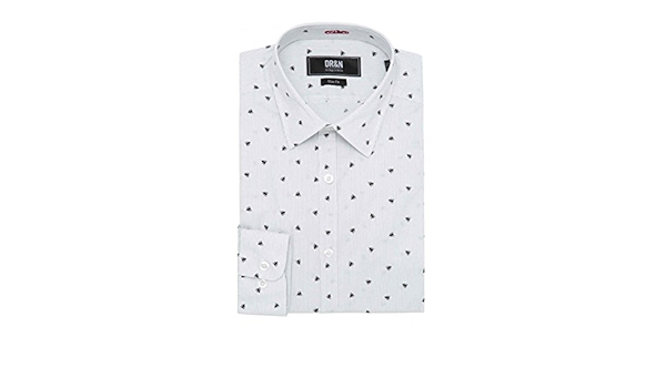 Camisa cuello y puños blancos Clearance