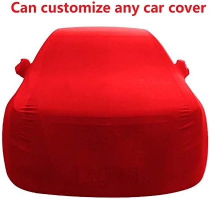 MUCC Cotton Car Cover Suitable For Porsche Panamera Turbo S E-Hybrid Indoor Protection, Soft Inner Lining, Breat (Color : Red)