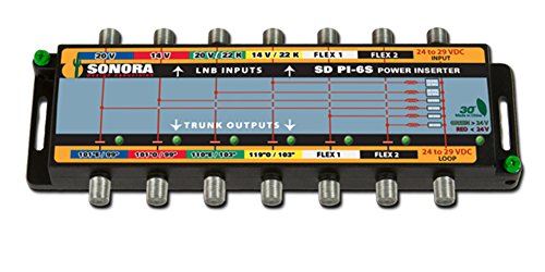 SDPI6S-T (6) Coax Input DIRECTV polarity locker Includes power adaptor