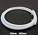 Black Menba 4mm OD 2mm ID 2 Meters PTFE Teflon Bowden Tube 1.75mm Filament for 3D Printer RepRap Rostock Kossel Milk White