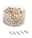 Juvale Mini Wooden Clothespins for Crafts, Tiny Photo Clips (1 x 0.4 Inches, 500 Pack) - Tiny Clothes Pins for Crafts