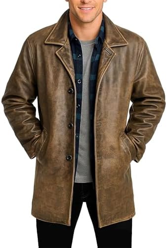 Super Jacket - Dean Winchester Distressed Brown Jensen Ackles