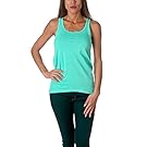Sofra Women's Loose Fit Tank Top Relaxed Flowy Mint Large