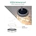 [Upgraded] Solar Mason Jar Lid Lights 30 LEDs - 1200mAh Battery | Outdoor Decor, Patio Garden Decor, Solar Lantern Table Light | 6-Pack Hangers and Lids String Fairy Firefly Lights/No Jars