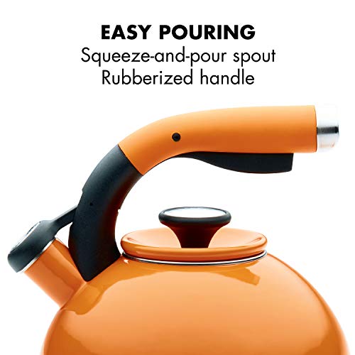 Circulon Sunrise Whistling Kettle/Stovetop Teakettle/Tea Pot, 2 Quart