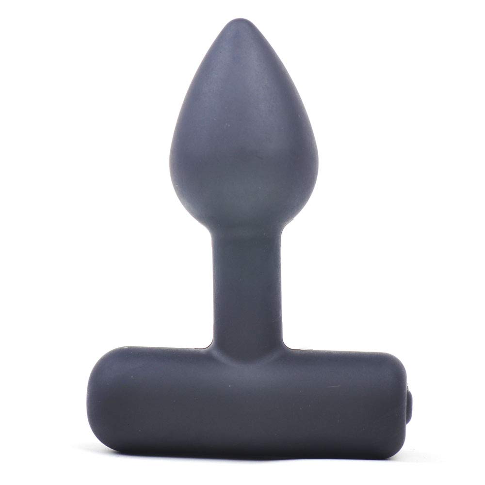 BeHorny Silicone Vibrating Butt Plug, Removable Bullet Vibe