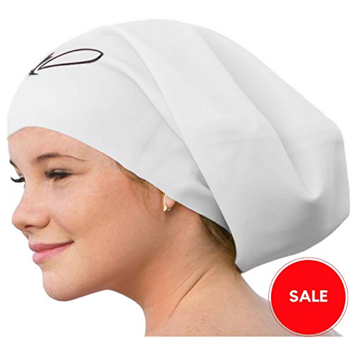 Long Hair Swim Cap Swimming Caps For Women Men Extra Large