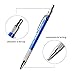 Green Convenience 2 Pieces 2.0mm Mechanical Pencils, High-End Premium Drawing Pencils, 24 Pieces Durable 2mm Lead Refills for Draft Drawing, Carpenter, Crafting, Art Sketching (Blue and Black)