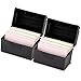 Esselte Oxford 01351 Plastic Index Card Flip Top File Box Holds 300 3 x 5 Cards, Matte Black (1 EA) (2 Pack)