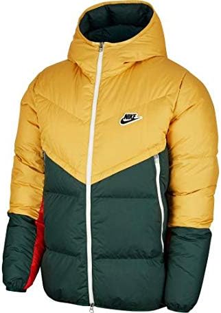 Amazon ナイキ メンズサイズ Nike Down Fill Windrunner Shield Jacket Light Ginger Pro Green Chile Red Black ダウンジャケット アウター ジャンパー 並行輸入品 コート ジャケット 通販